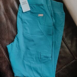 FIGS Aqua Blue Scrub Pants